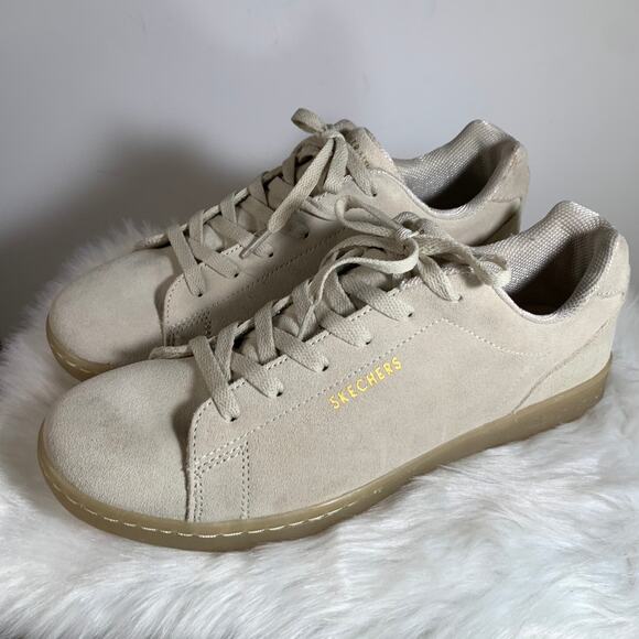 Skecher Street Leather Sneaker Size 11 Color Light Tan - Picture 6 of 13